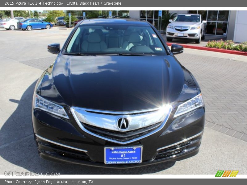 Crystal Black Pearl / Graystone 2015 Acura TLX 2.4 Technology