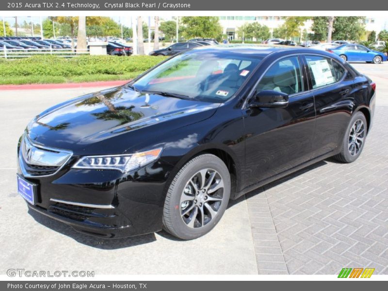Crystal Black Pearl / Graystone 2015 Acura TLX 2.4 Technology