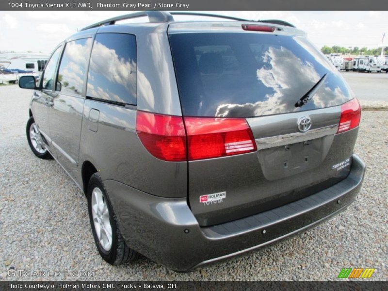 Phantom Gray Pearl / Stone Gray 2004 Toyota Sienna XLE AWD