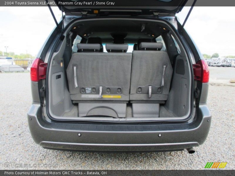 Phantom Gray Pearl / Stone Gray 2004 Toyota Sienna XLE AWD