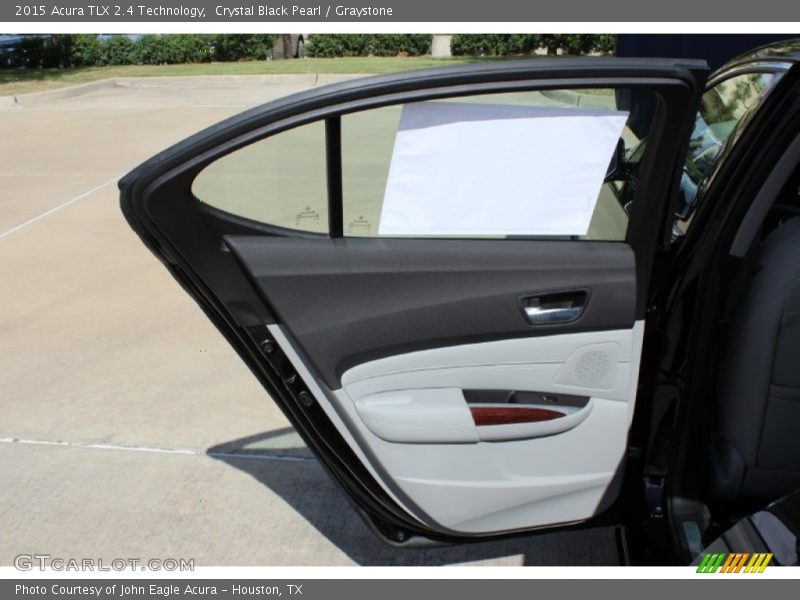 Crystal Black Pearl / Graystone 2015 Acura TLX 2.4 Technology
