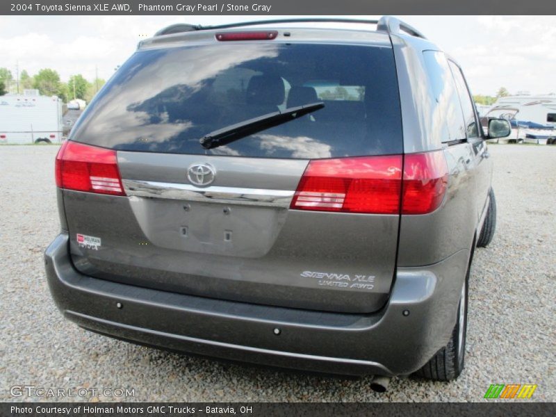 Phantom Gray Pearl / Stone Gray 2004 Toyota Sienna XLE AWD