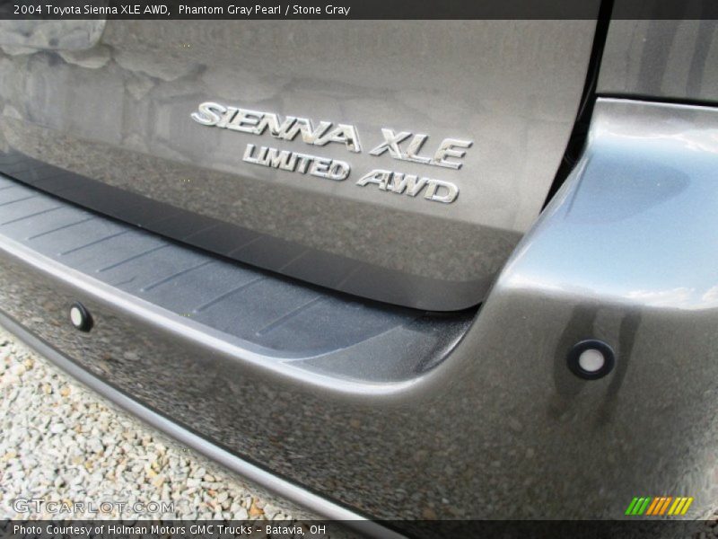Phantom Gray Pearl / Stone Gray 2004 Toyota Sienna XLE AWD