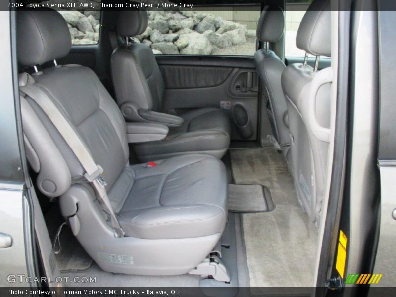 Phantom Gray Pearl / Stone Gray 2004 Toyota Sienna XLE AWD