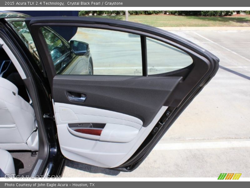 Crystal Black Pearl / Graystone 2015 Acura TLX 2.4 Technology