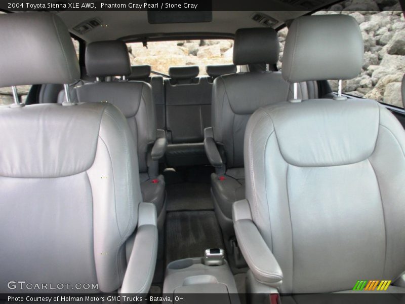 Phantom Gray Pearl / Stone Gray 2004 Toyota Sienna XLE AWD