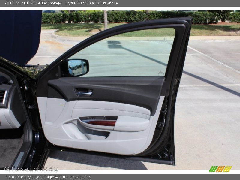 Crystal Black Pearl / Graystone 2015 Acura TLX 2.4 Technology