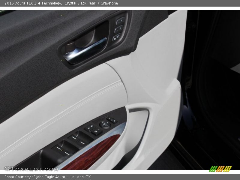 Crystal Black Pearl / Graystone 2015 Acura TLX 2.4 Technology