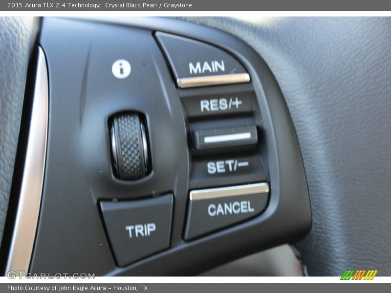 Crystal Black Pearl / Graystone 2015 Acura TLX 2.4 Technology