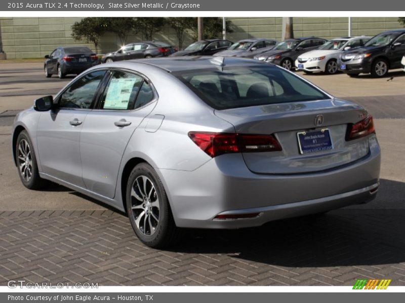 Slate Silver Metallic / Graystone 2015 Acura TLX 2.4 Technology