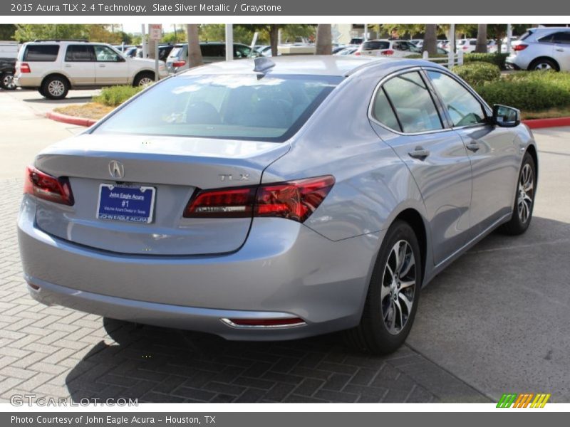 Slate Silver Metallic / Graystone 2015 Acura TLX 2.4 Technology