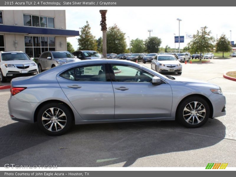Slate Silver Metallic / Graystone 2015 Acura TLX 2.4 Technology