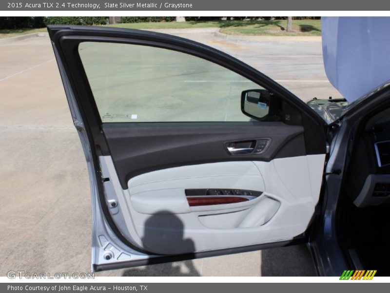 Slate Silver Metallic / Graystone 2015 Acura TLX 2.4 Technology