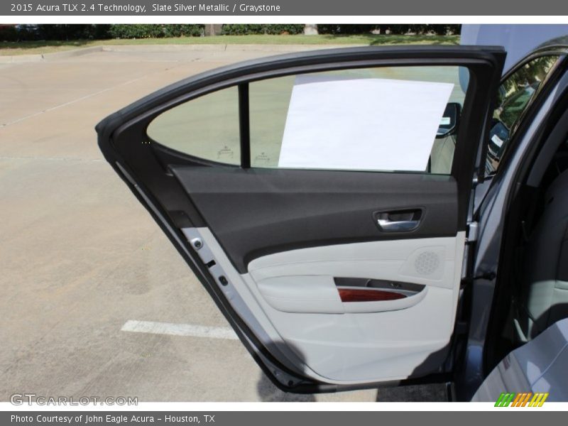 Slate Silver Metallic / Graystone 2015 Acura TLX 2.4 Technology