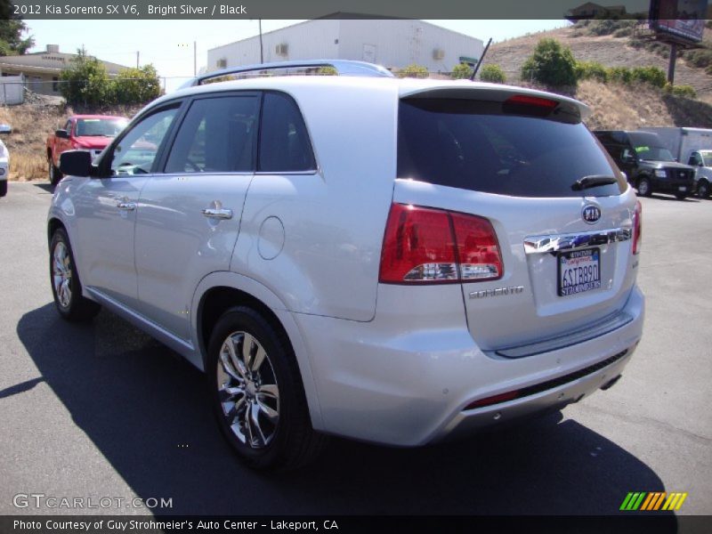 Bright Silver / Black 2012 Kia Sorento SX V6