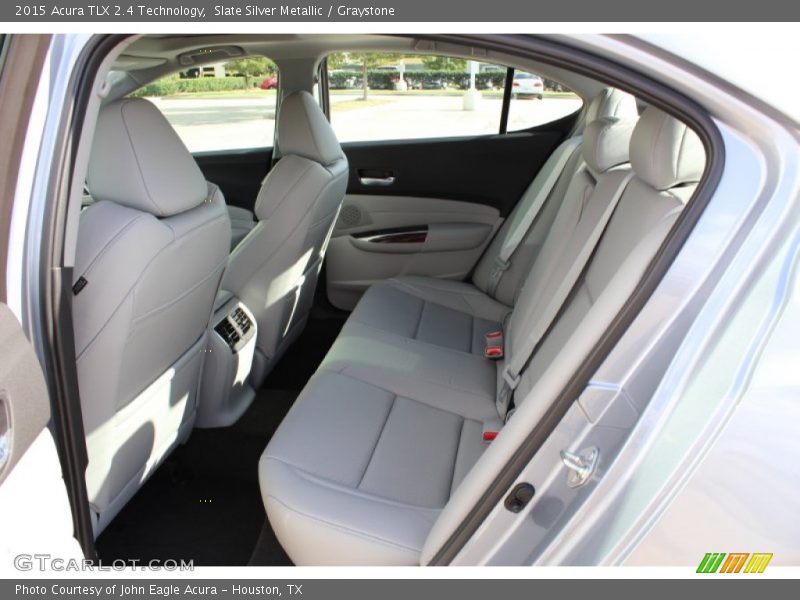 Rear Seat of 2015 TLX 2.4 Technology