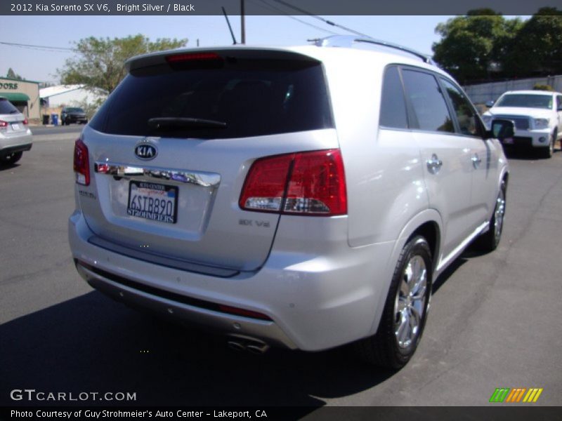 Bright Silver / Black 2012 Kia Sorento SX V6