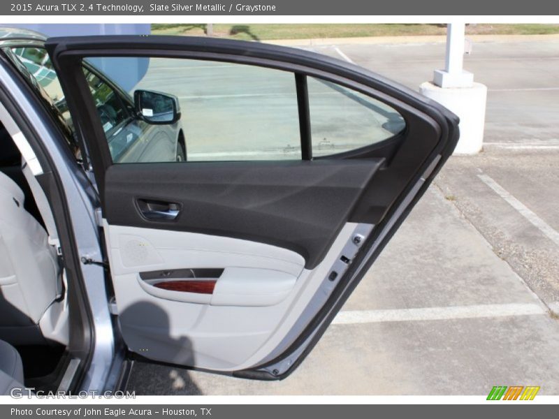 Slate Silver Metallic / Graystone 2015 Acura TLX 2.4 Technology