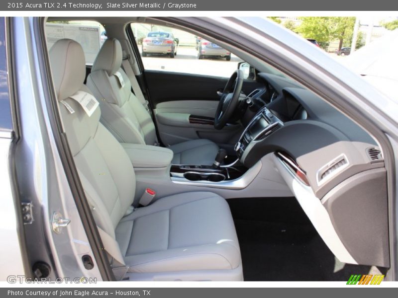 Slate Silver Metallic / Graystone 2015 Acura TLX 2.4 Technology