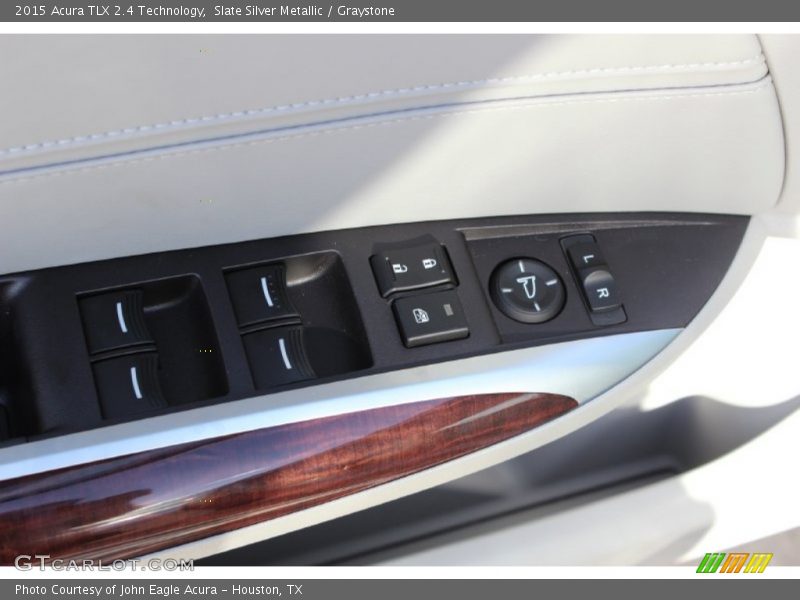 Slate Silver Metallic / Graystone 2015 Acura TLX 2.4 Technology