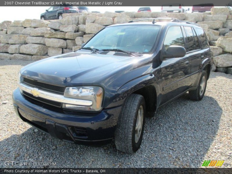 Imperial Blue Metallic / Light Gray 2007 Chevrolet TrailBlazer LS 4x4