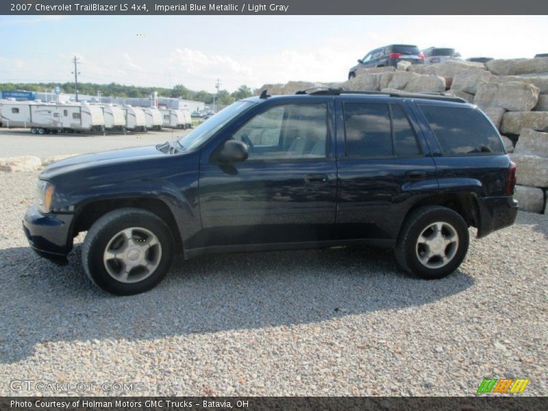 Imperial Blue Metallic / Light Gray 2007 Chevrolet TrailBlazer LS 4x4