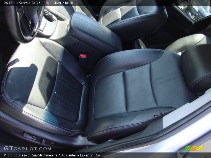 Bright Silver / Black 2012 Kia Sorento SX V6