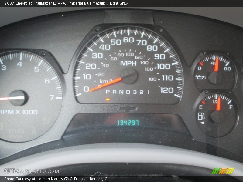 Imperial Blue Metallic / Light Gray 2007 Chevrolet TrailBlazer LS 4x4