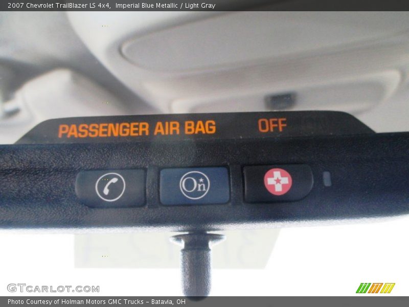 Imperial Blue Metallic / Light Gray 2007 Chevrolet TrailBlazer LS 4x4
