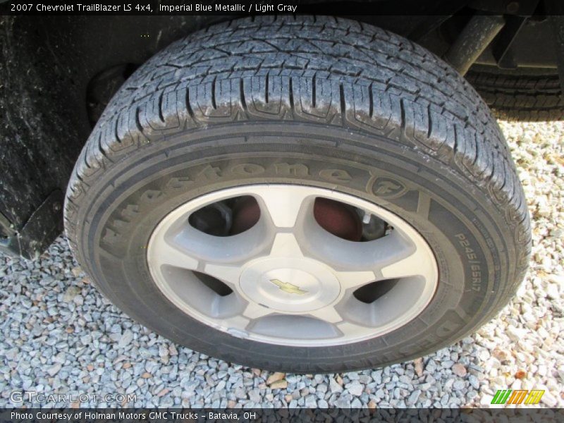 Imperial Blue Metallic / Light Gray 2007 Chevrolet TrailBlazer LS 4x4