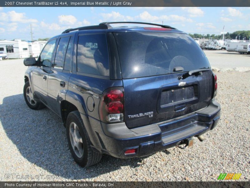 Imperial Blue Metallic / Light Gray 2007 Chevrolet TrailBlazer LS 4x4