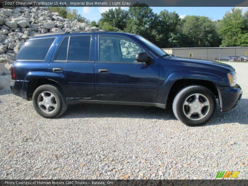 Imperial Blue Metallic / Light Gray 2007 Chevrolet TrailBlazer LS 4x4