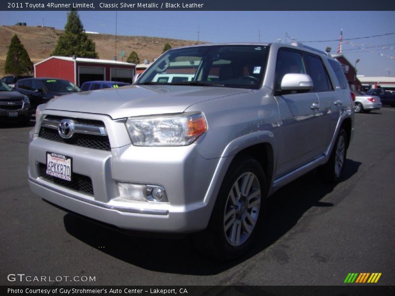 Classic Silver Metallic / Black Leather 2011 Toyota 4Runner Limited