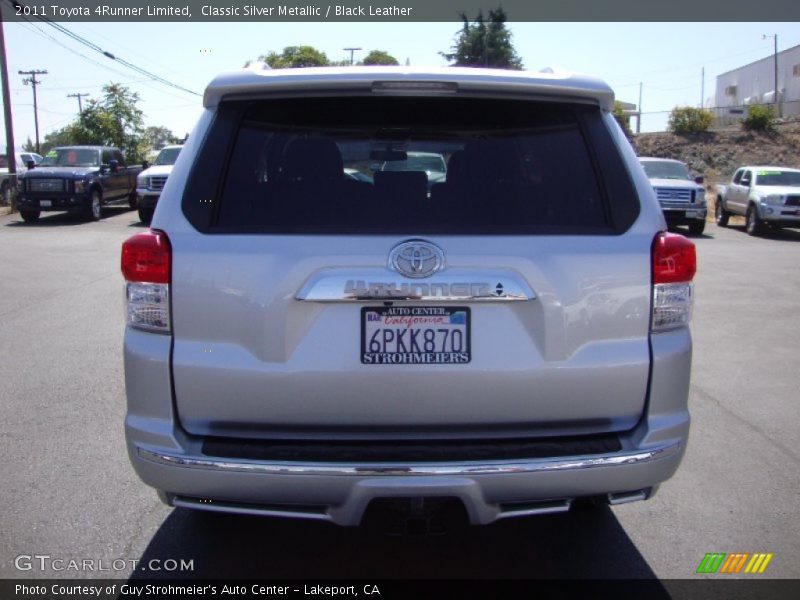 Classic Silver Metallic / Black Leather 2011 Toyota 4Runner Limited