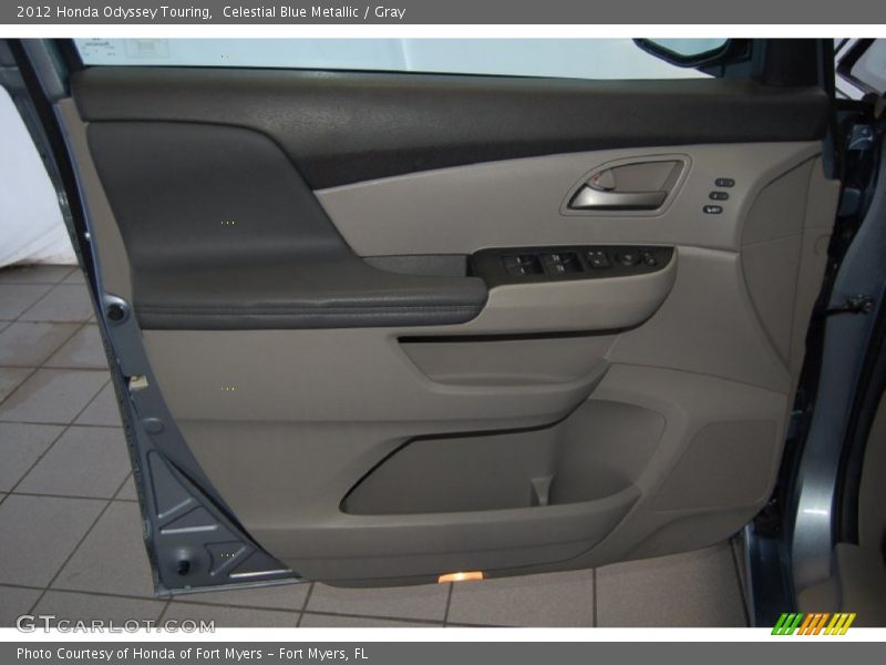 Celestial Blue Metallic / Gray 2012 Honda Odyssey Touring