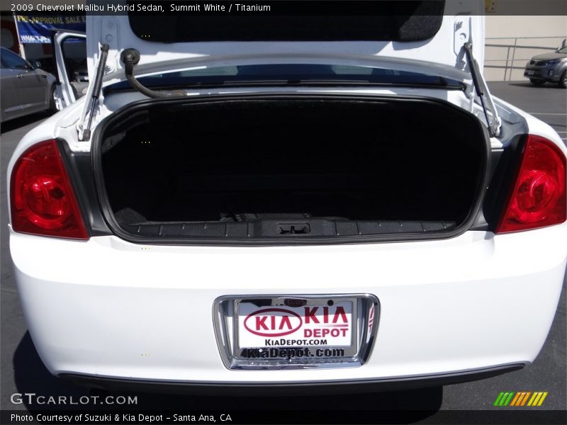 Summit White / Titanium 2009 Chevrolet Malibu Hybrid Sedan