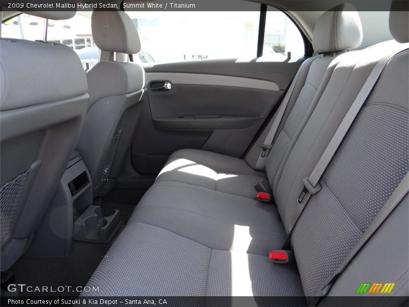 Summit White / Titanium 2009 Chevrolet Malibu Hybrid Sedan