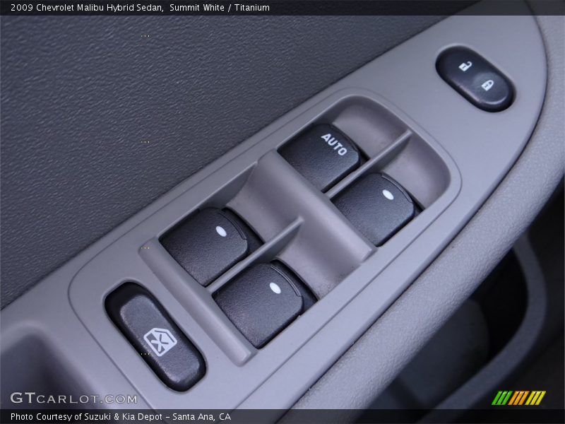 Summit White / Titanium 2009 Chevrolet Malibu Hybrid Sedan