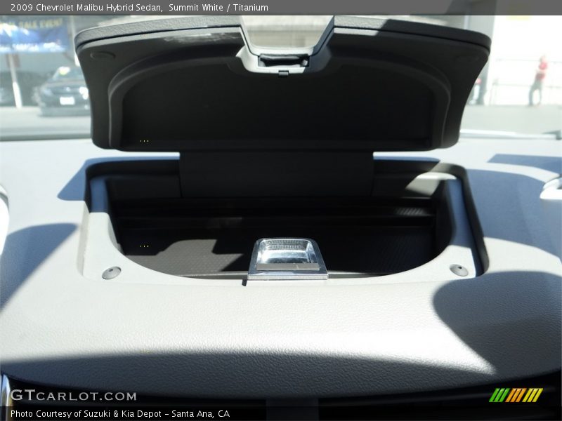 Summit White / Titanium 2009 Chevrolet Malibu Hybrid Sedan