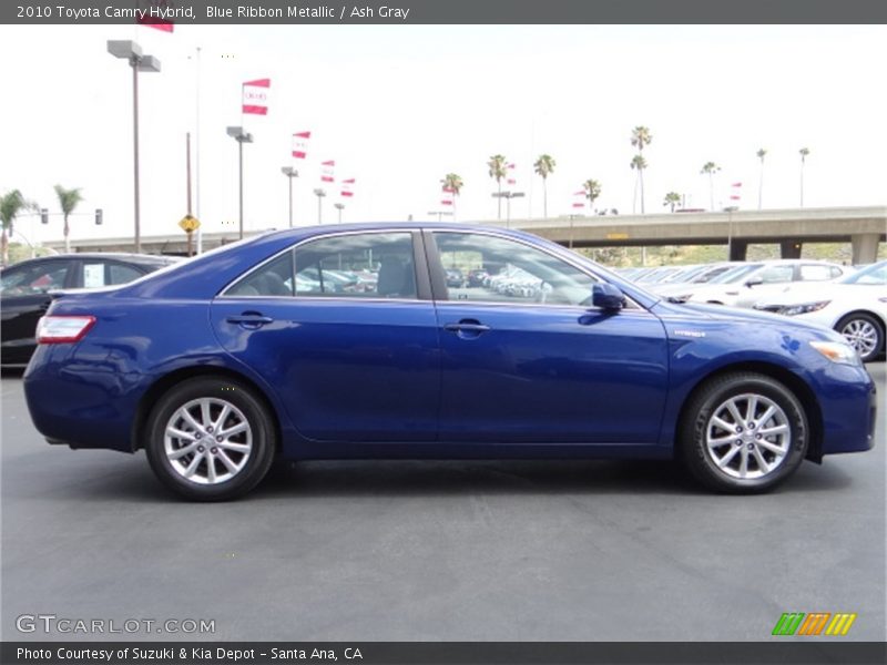 Blue Ribbon Metallic / Ash Gray 2010 Toyota Camry Hybrid