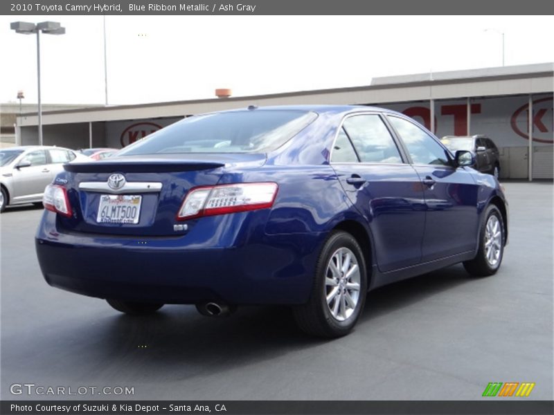 Blue Ribbon Metallic / Ash Gray 2010 Toyota Camry Hybrid