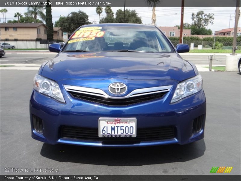 Blue Ribbon Metallic / Ash Gray 2010 Toyota Camry Hybrid