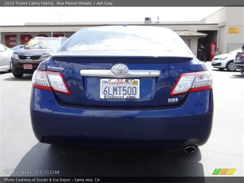 Blue Ribbon Metallic / Ash Gray 2010 Toyota Camry Hybrid
