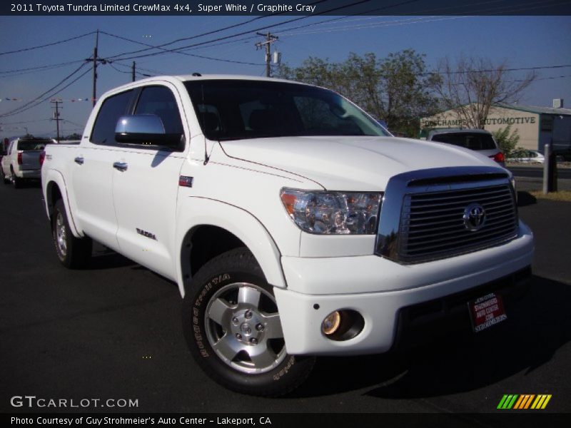 Super White / Graphite Gray 2011 Toyota Tundra Limited CrewMax 4x4