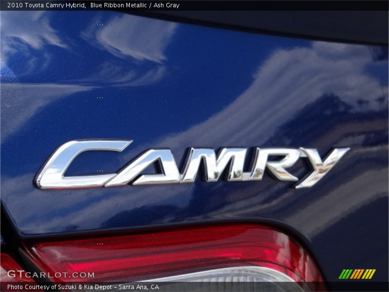 Blue Ribbon Metallic / Ash Gray 2010 Toyota Camry Hybrid