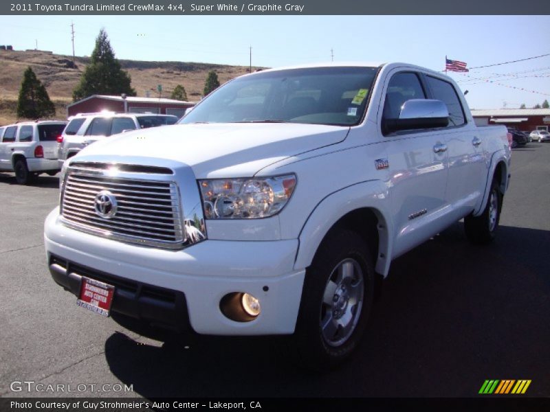 Super White / Graphite Gray 2011 Toyota Tundra Limited CrewMax 4x4