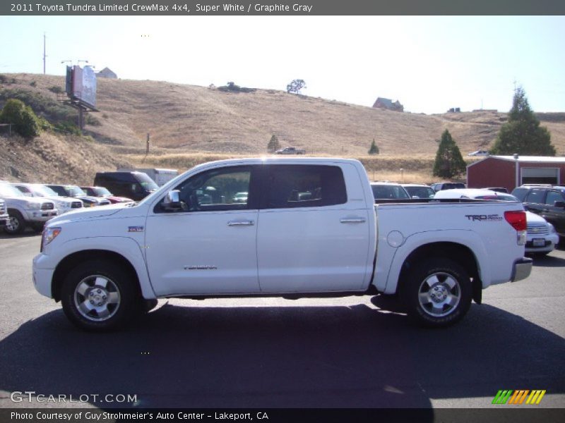 Super White / Graphite Gray 2011 Toyota Tundra Limited CrewMax 4x4