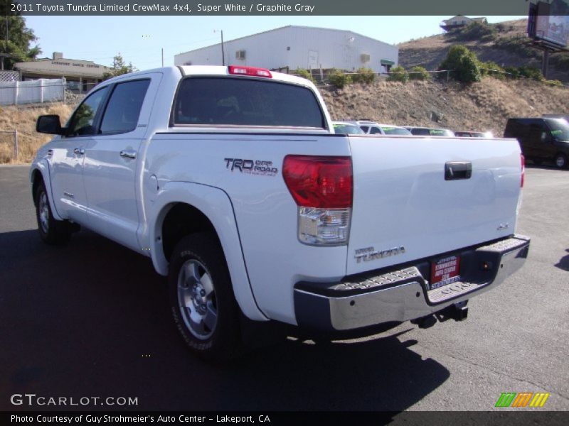 Super White / Graphite Gray 2011 Toyota Tundra Limited CrewMax 4x4