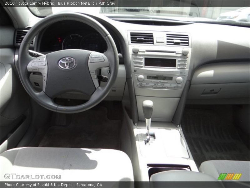 Blue Ribbon Metallic / Ash Gray 2010 Toyota Camry Hybrid