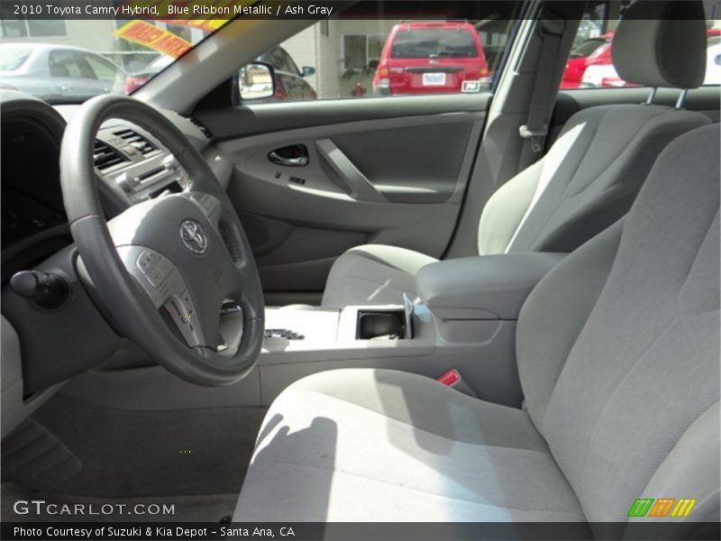 Blue Ribbon Metallic / Ash Gray 2010 Toyota Camry Hybrid